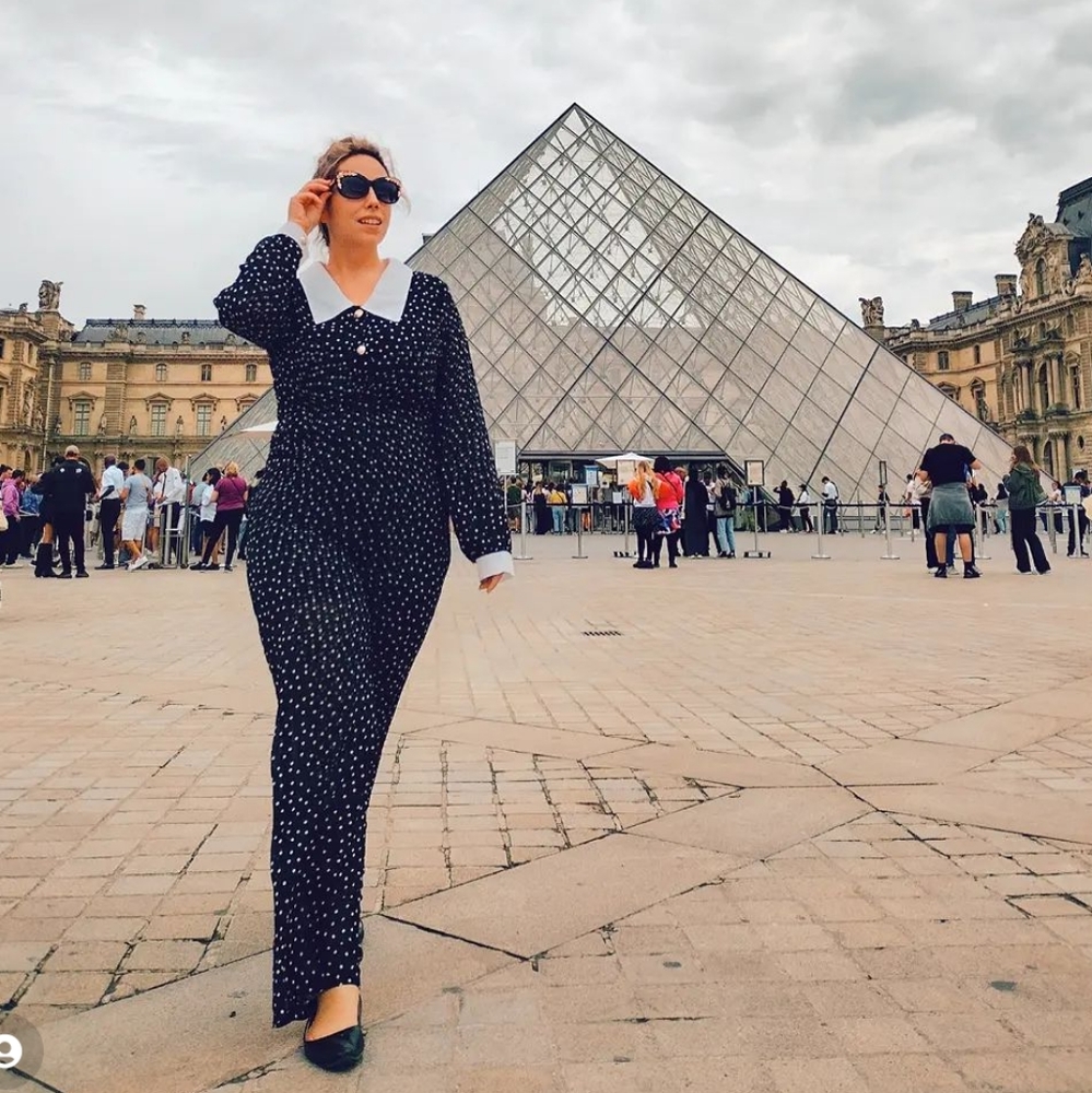 THE PARIS COLLECTION Lovely At The Lourve Jumpsuit